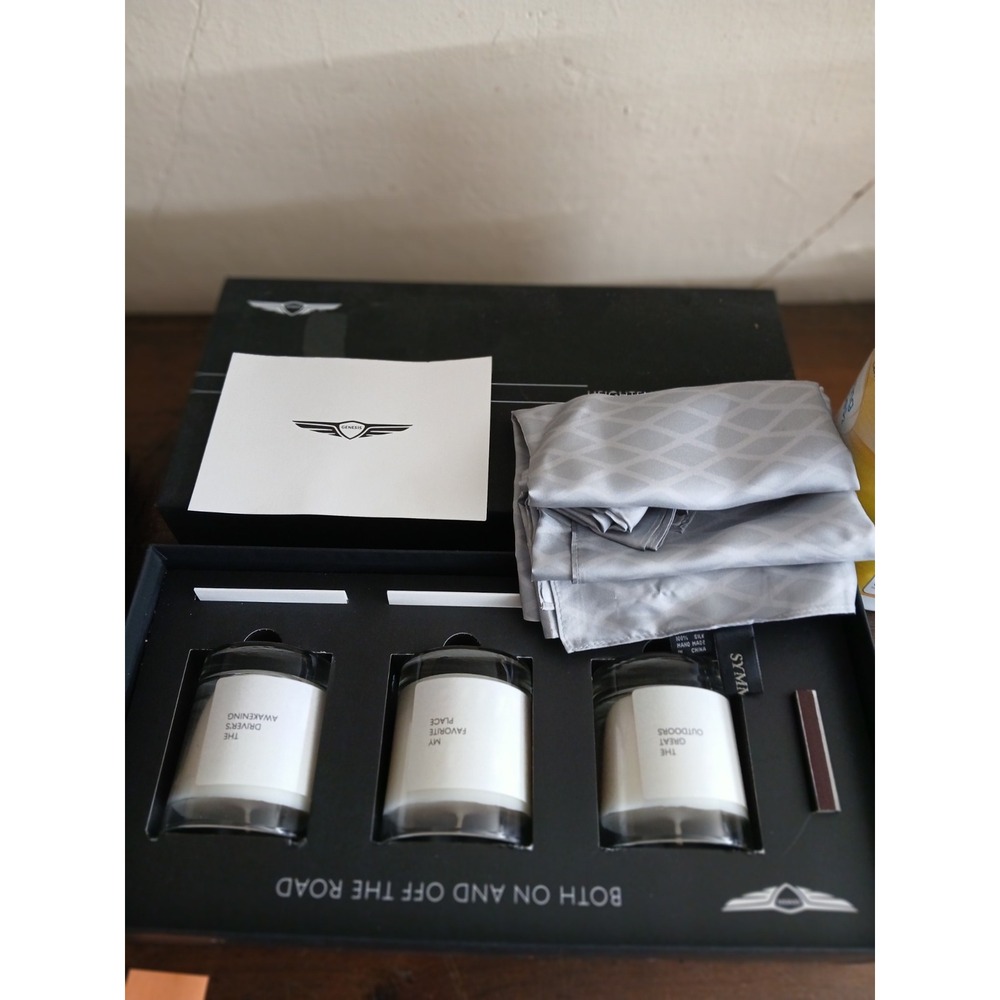 Genesis Mood Curator Scented Candle Set G90 Owners Gift Luxury Home Fragrance